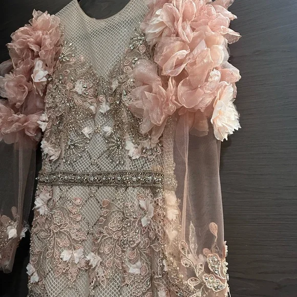 Elegant Floral Embellished Dress - Picture 10 of 14